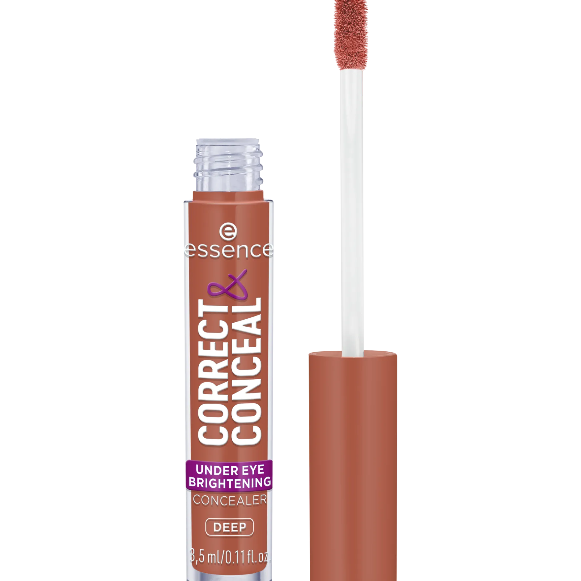 Concealer^essence CORRECT & CONCEAL verhelderende concealer voor onder de ogen 40 - Deep