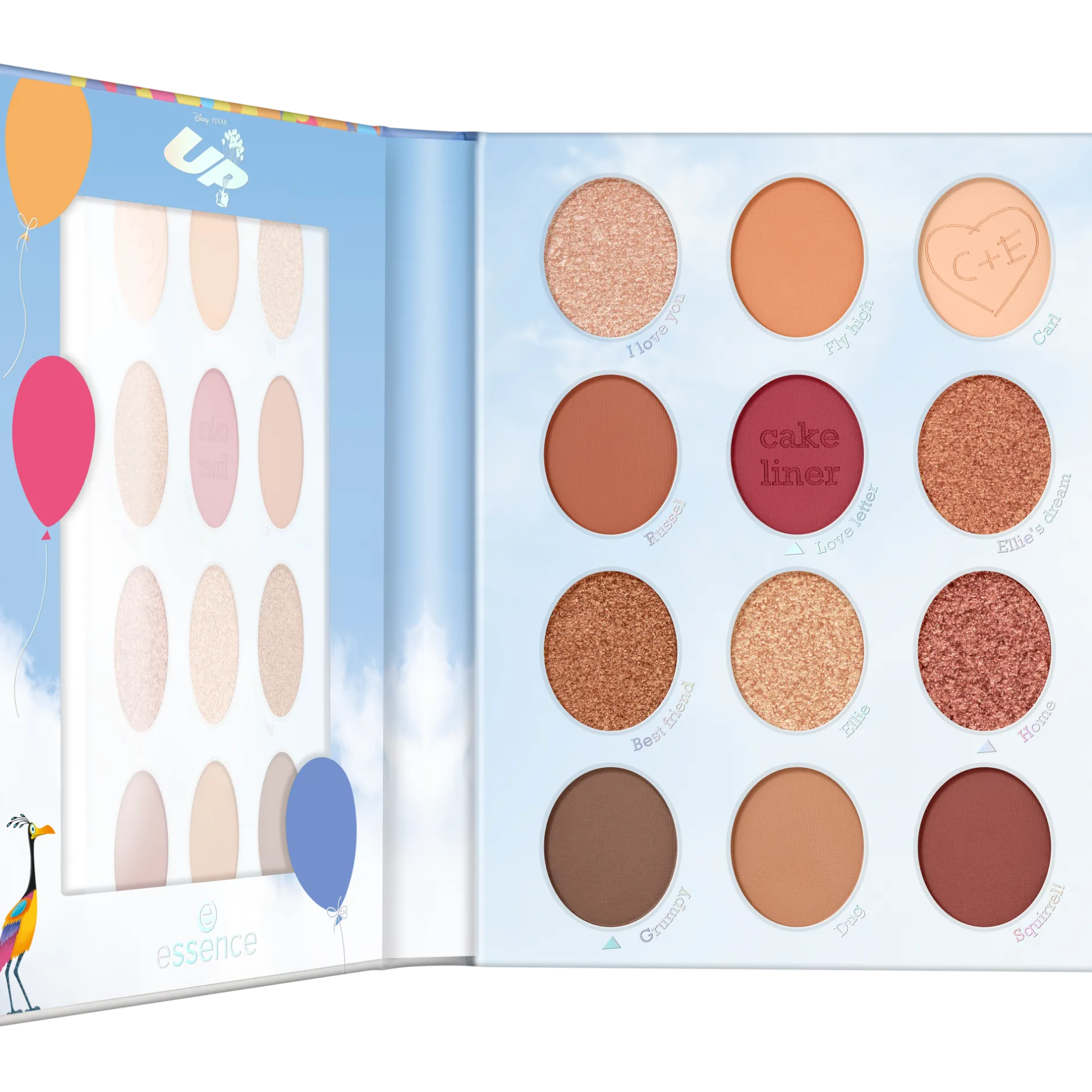 Oogschaduw^essence Disney Pixar Up oogschaduwpalet 01 - Adventure's ahead