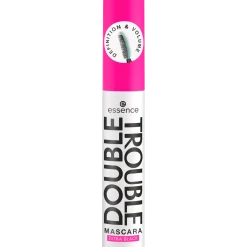 Mascara^essence DOUBLE TROUBLE MASCARA EXTRA ZWART