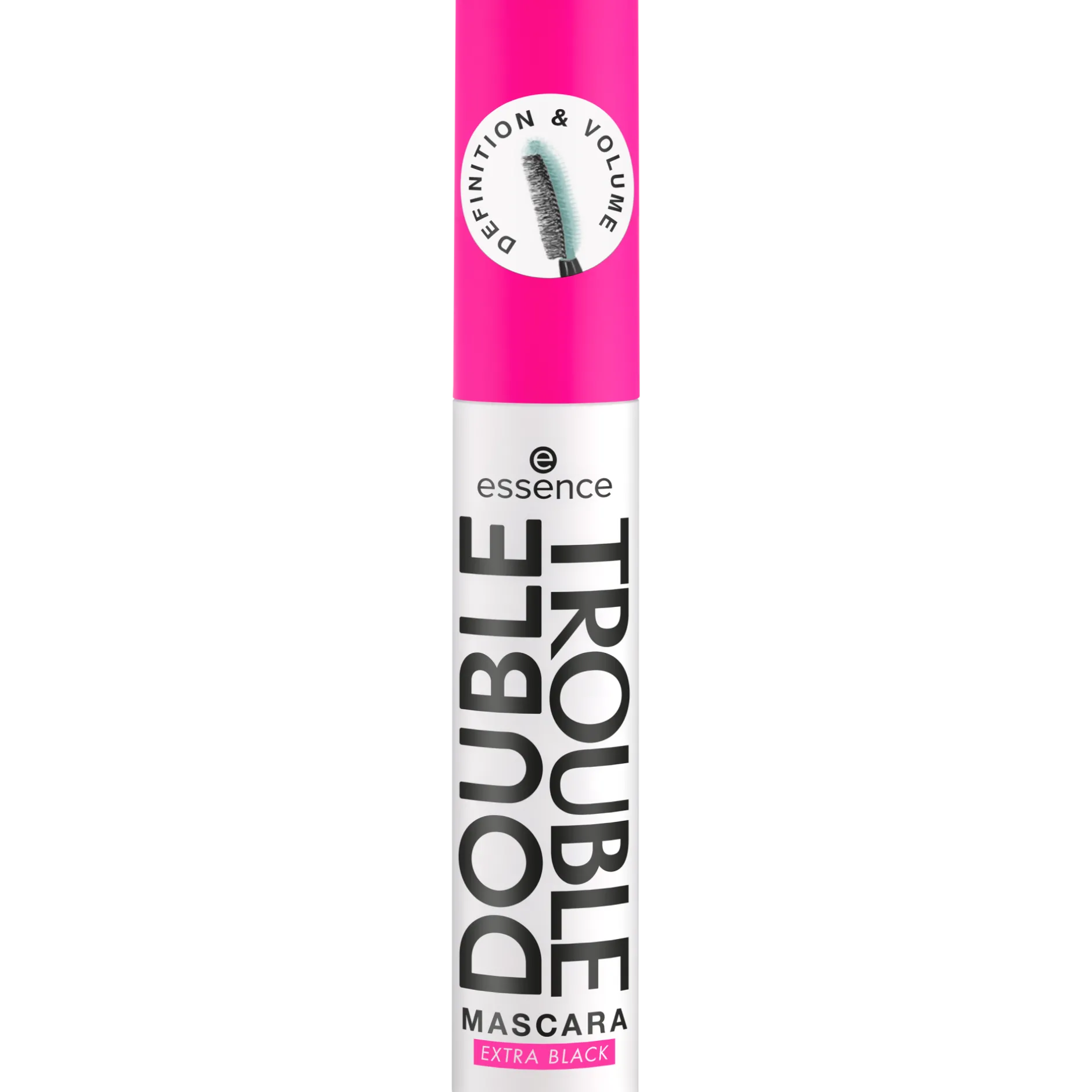 Mascara^essence DOUBLE TROUBLE MASCARA EXTRA ZWART