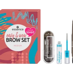 Wenkbrauwen^essence easy & WOW brow set medium -