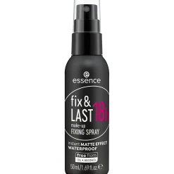 Primer En Fixing Sprays^essence fix & LAST 18h make-up fixeerspray