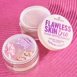 Poeder^essence FLAWLESS SKIN trio losse fixeerpoeder