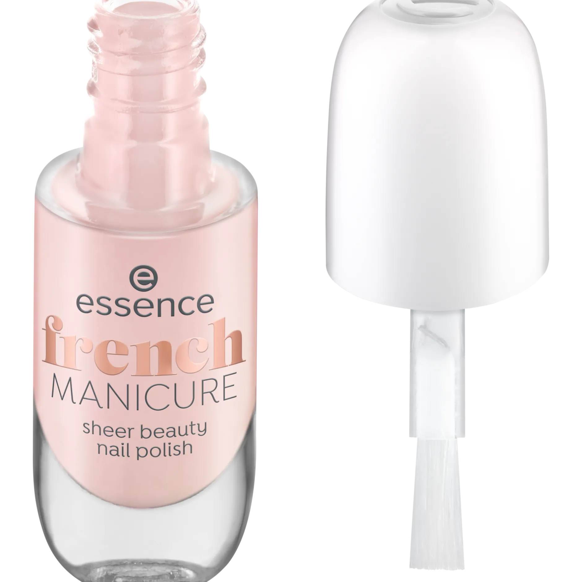 Nagellak^essence french MANICURE sheer beauty nail polish 01 - peach please!