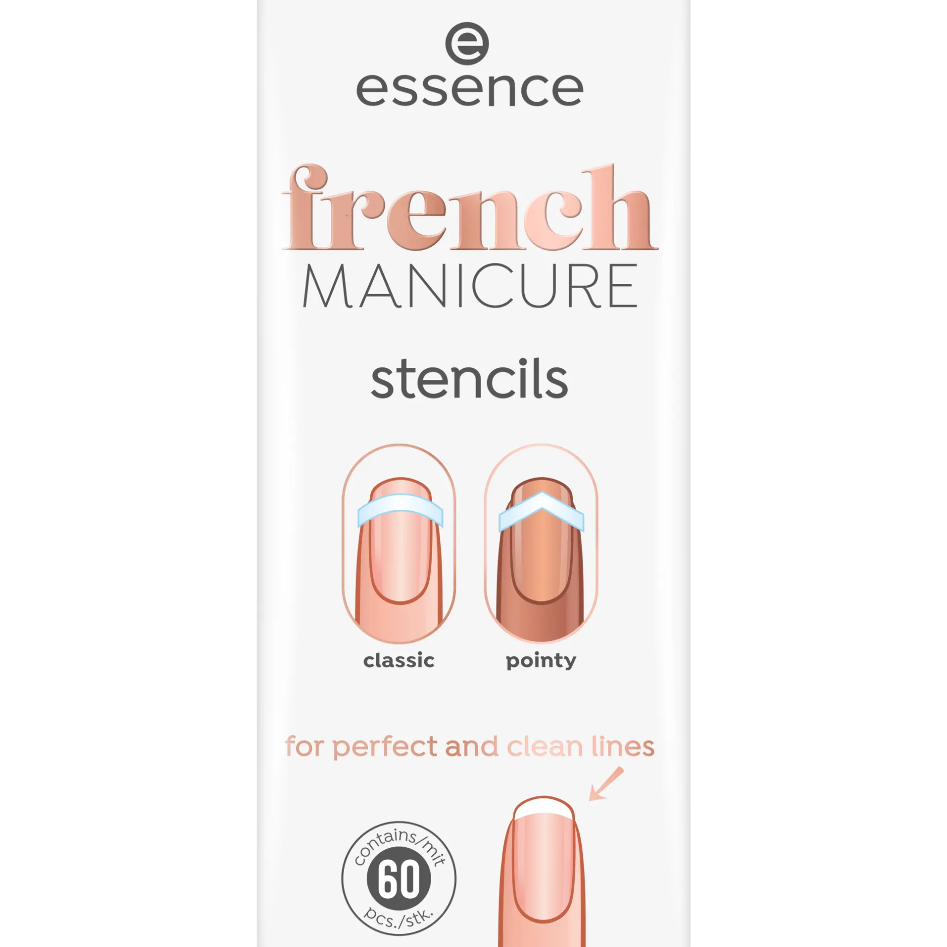 Nail Art^essence french MANICURE sjablonen