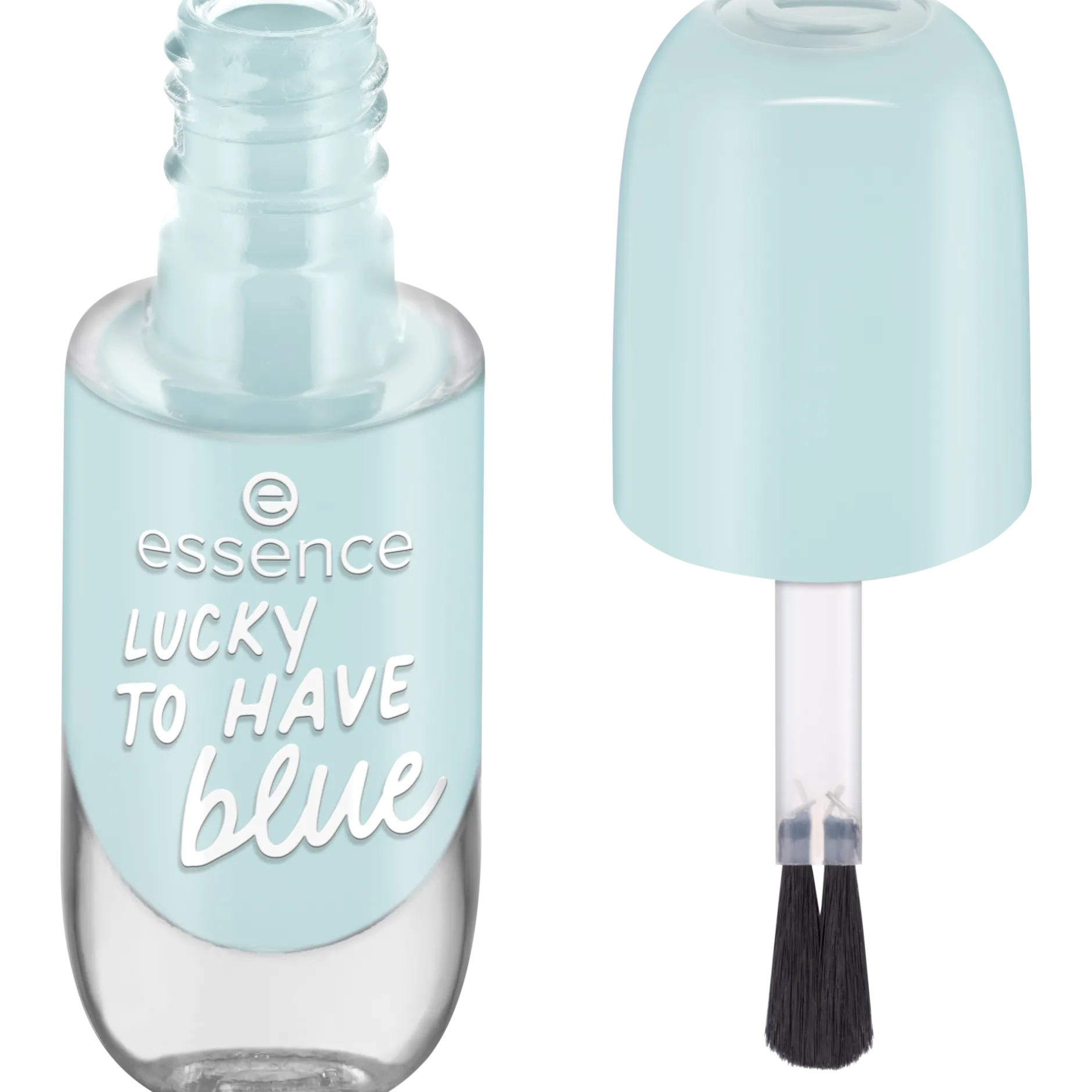 Nagellak^essence gel nail colour 39 - LUCKY TO HAVE blue