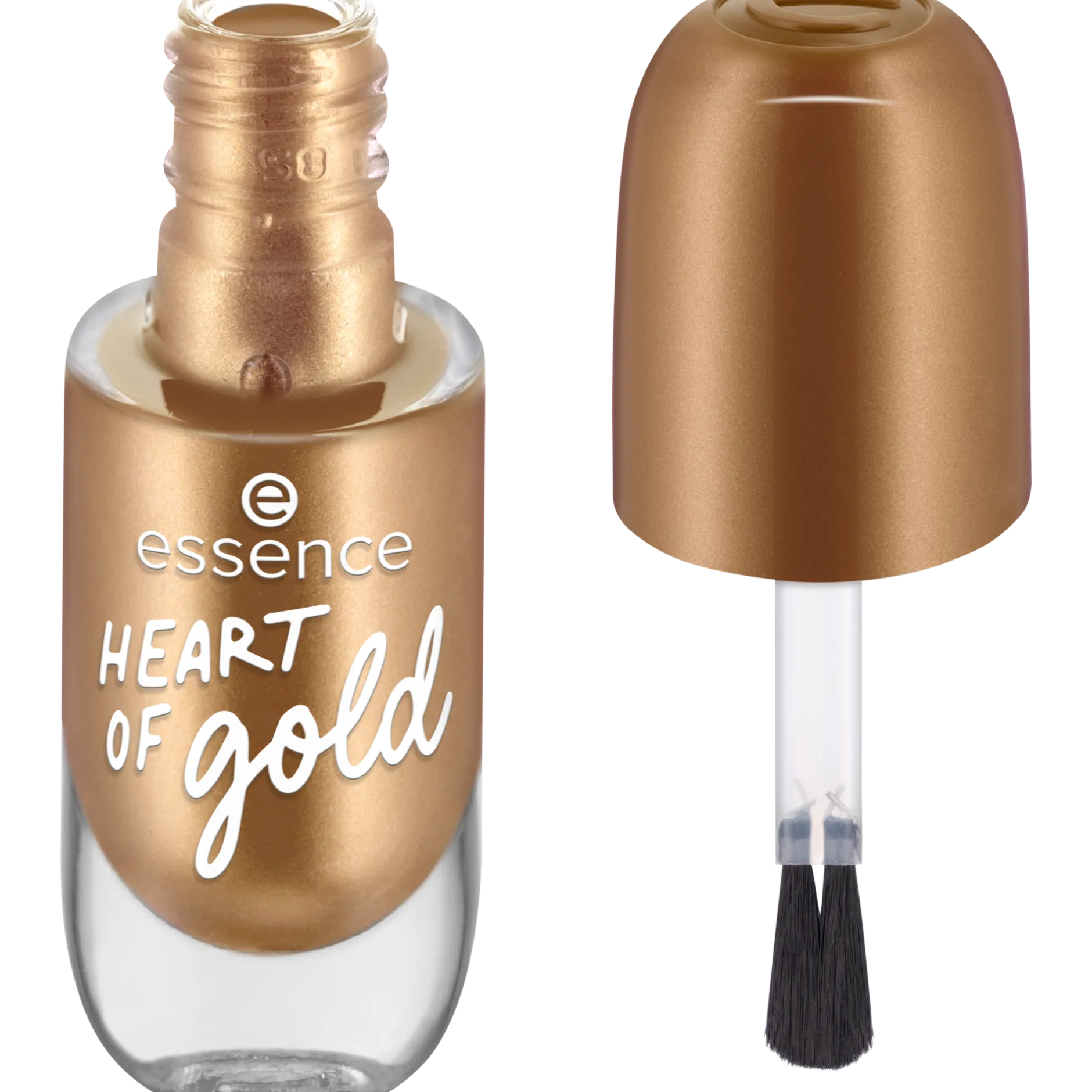 Nagellak^essence gel nail colour 62 - HEART OF gold