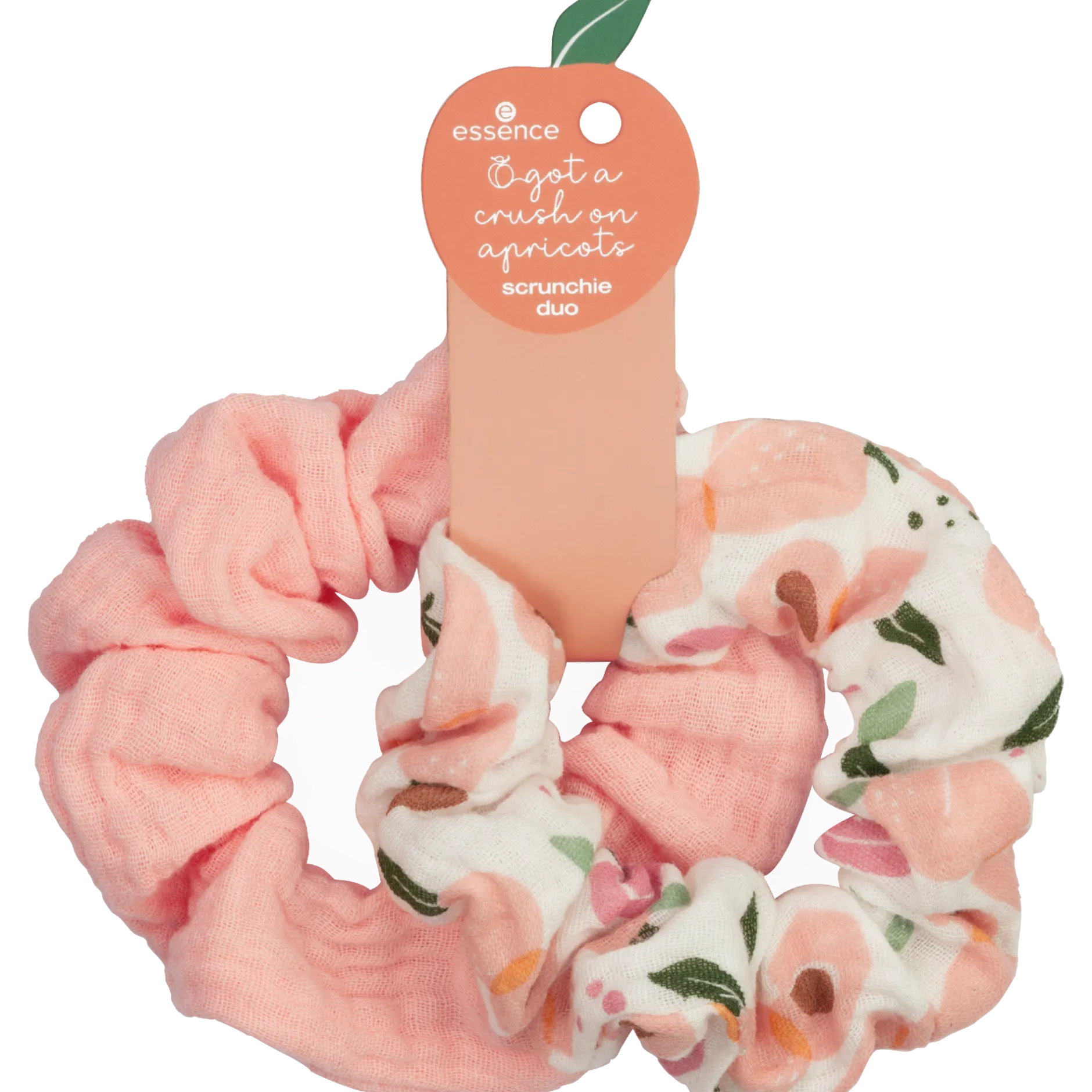 Accessoires^essence got a crush on apricots scrunchie duo