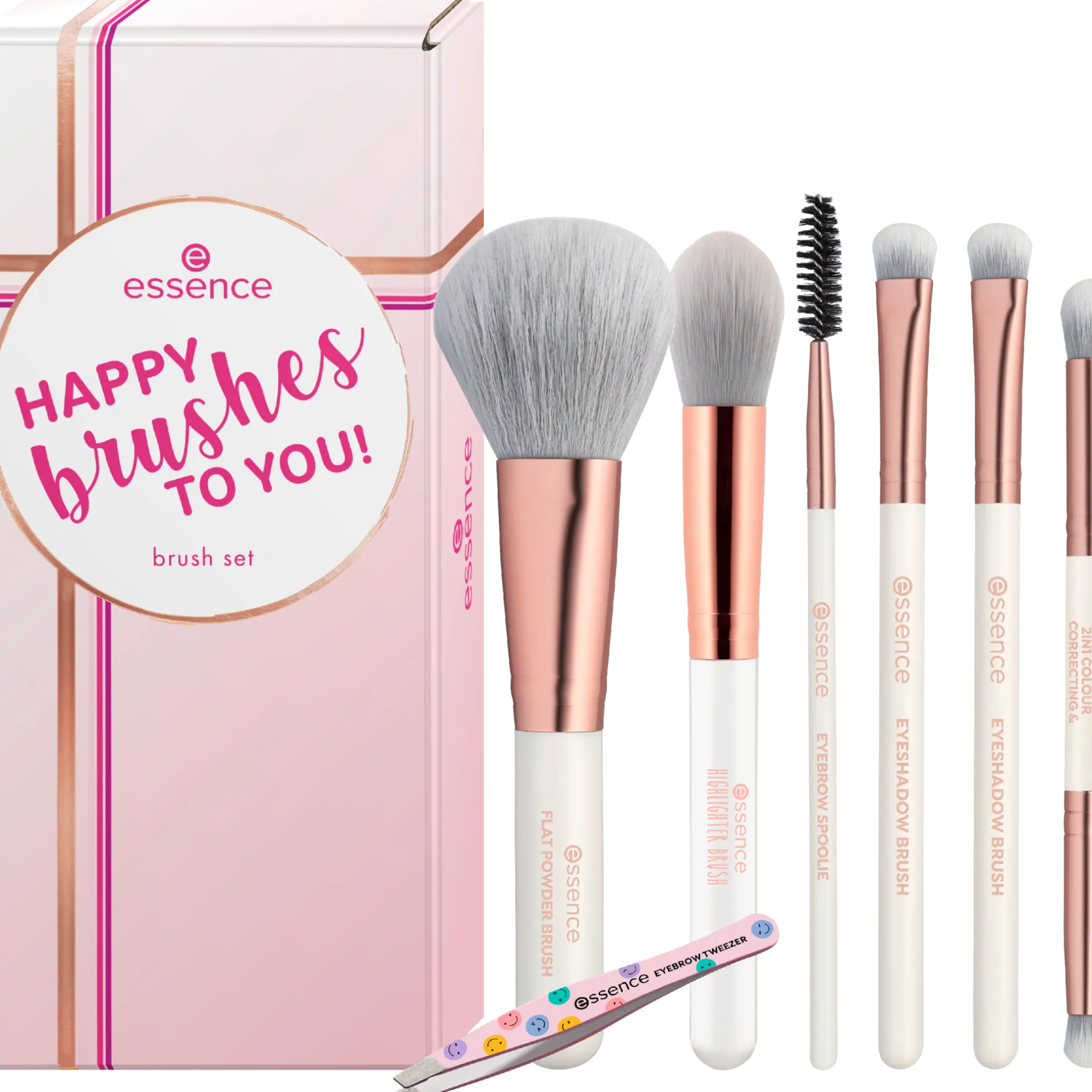 Accessoires^essence Happy brushes to you! kwastenset