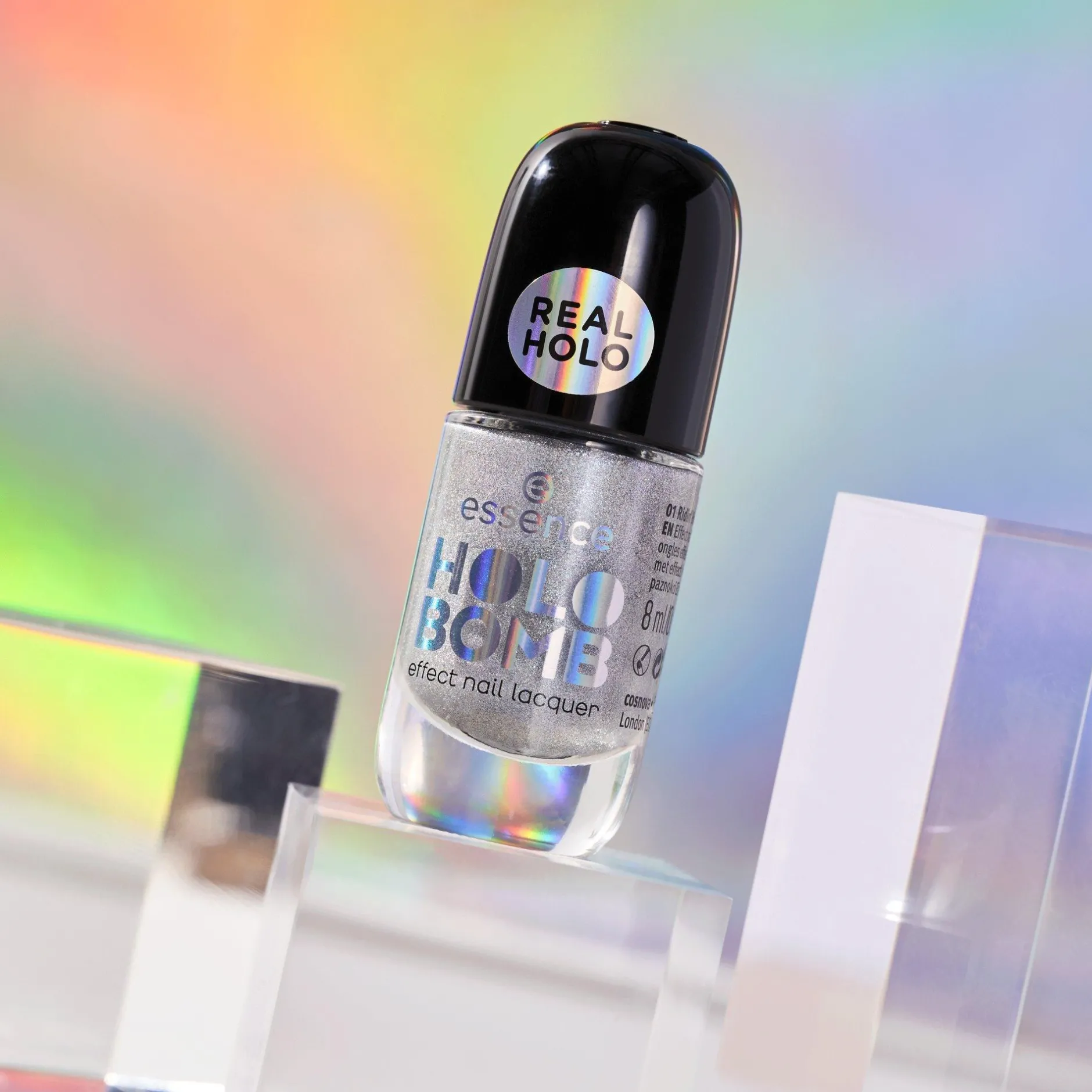 Nagellak^essence HOLO BOMB effect nagellak 01 - Ridin' Holo