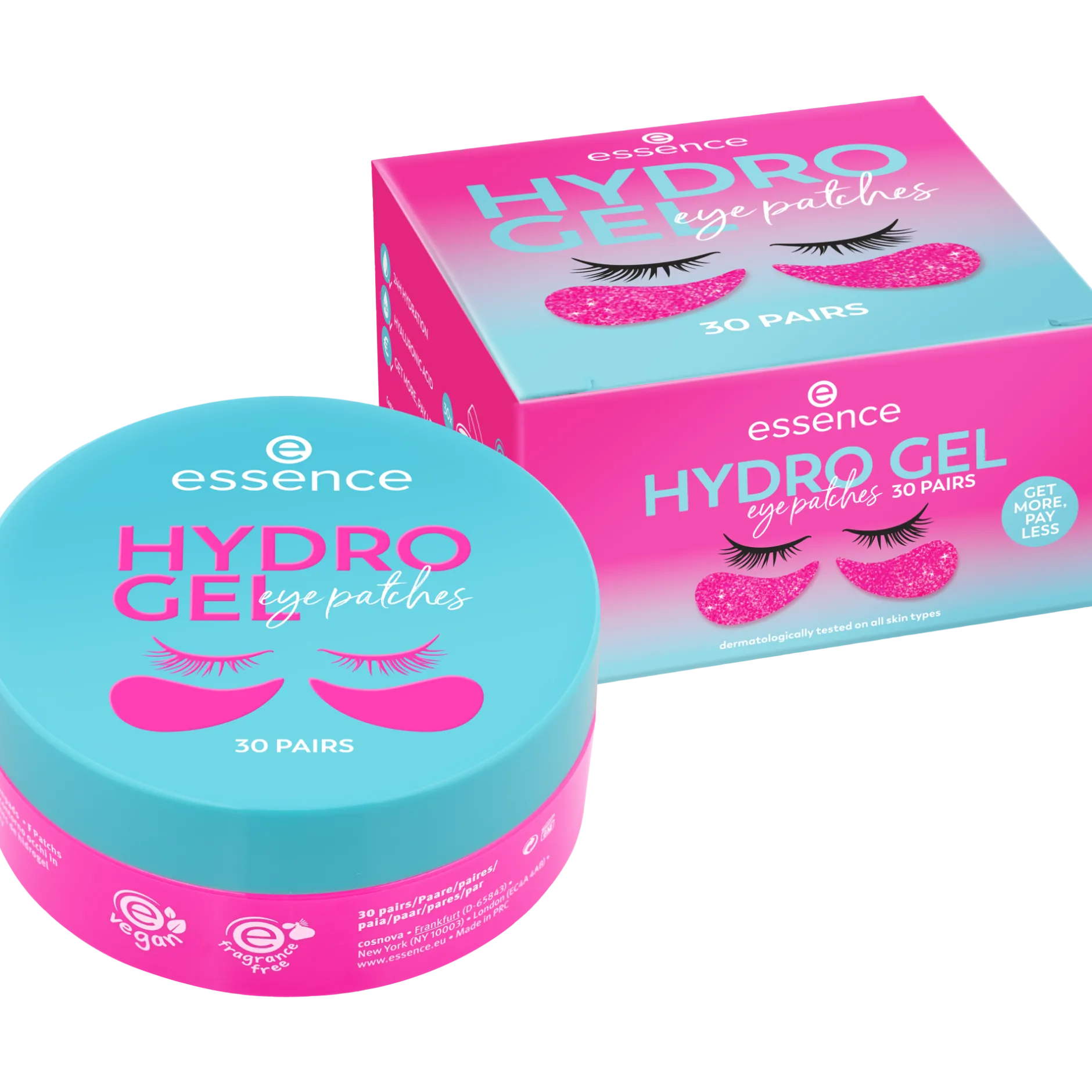 Gezichtsverzorging^essence HYDRO GEL eye patches 30 PAIRS