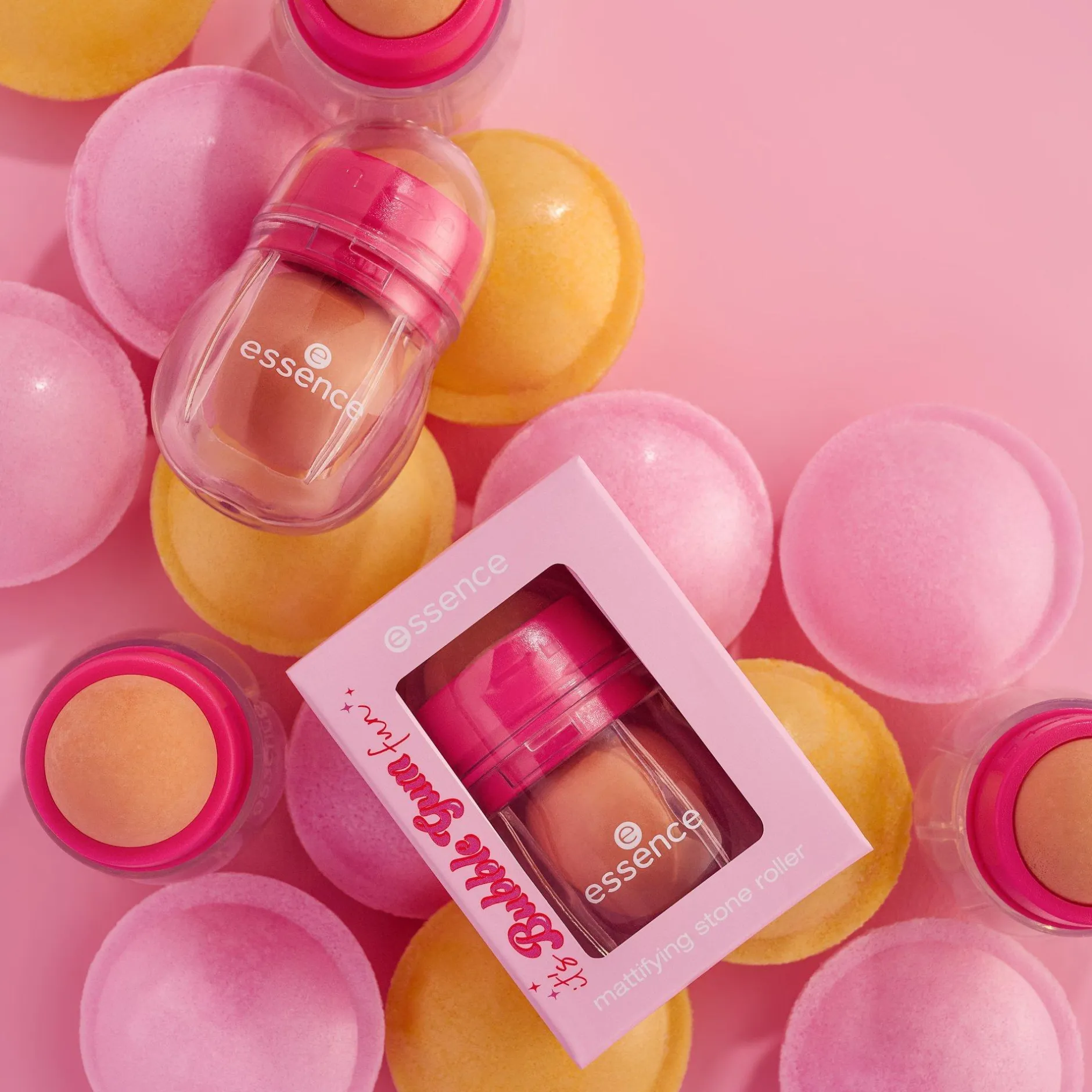 Accessoires^essence it’s Bubble Gum fun matterende stenen roller