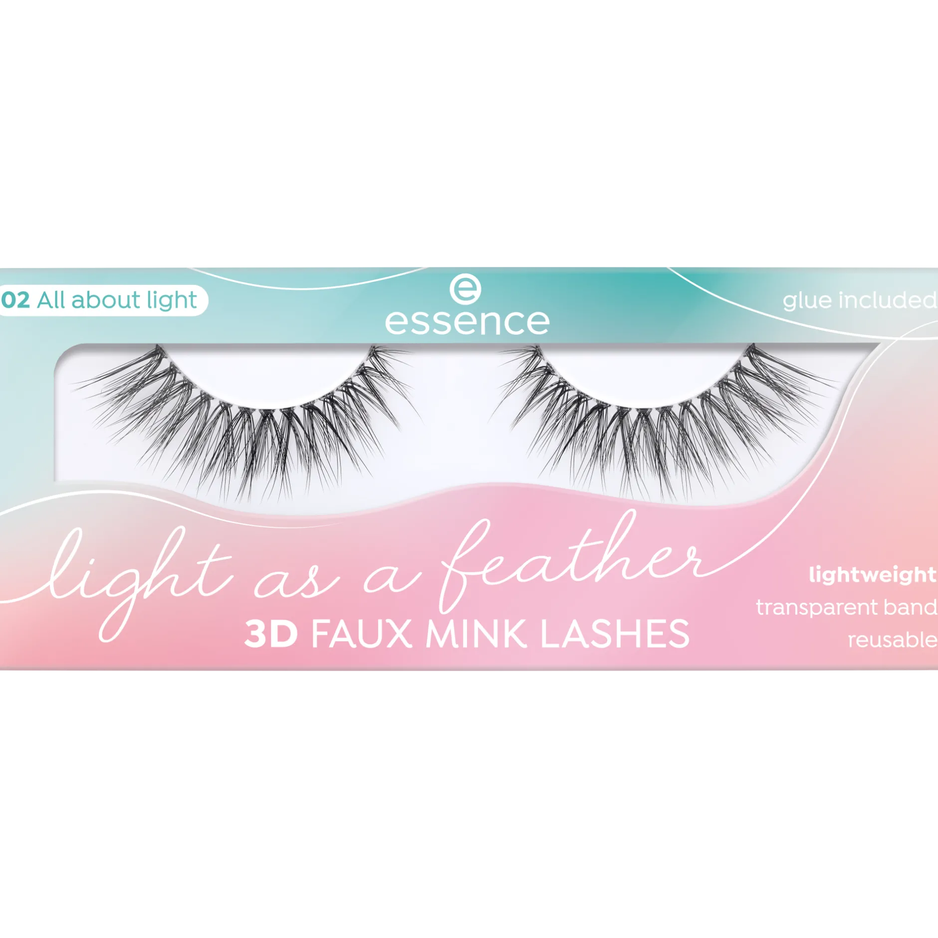 Kunstwimpers^essence Light as a feather 3D faux mink lashes 02 - All about light