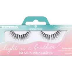 Kunstwimpers^essence Light as a feather 3D faux mink lashes 01 - Light up your life