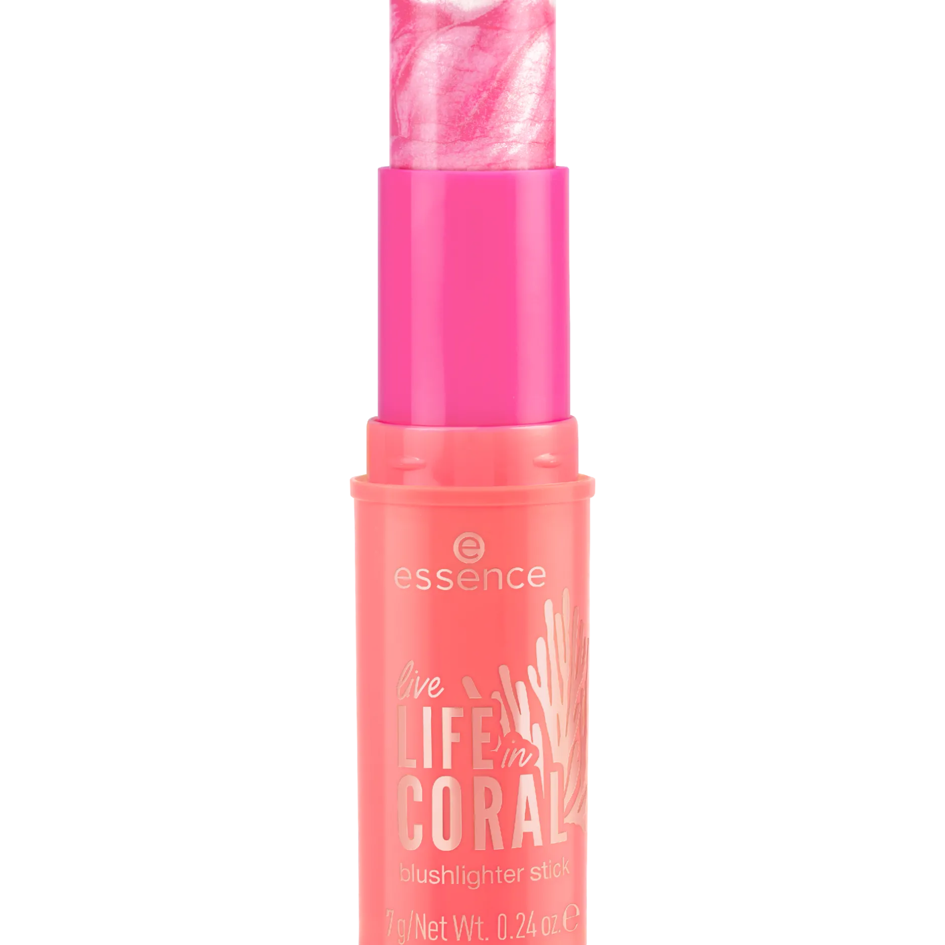 Blush^essence live LIFE in CORAL blushlighter stick
