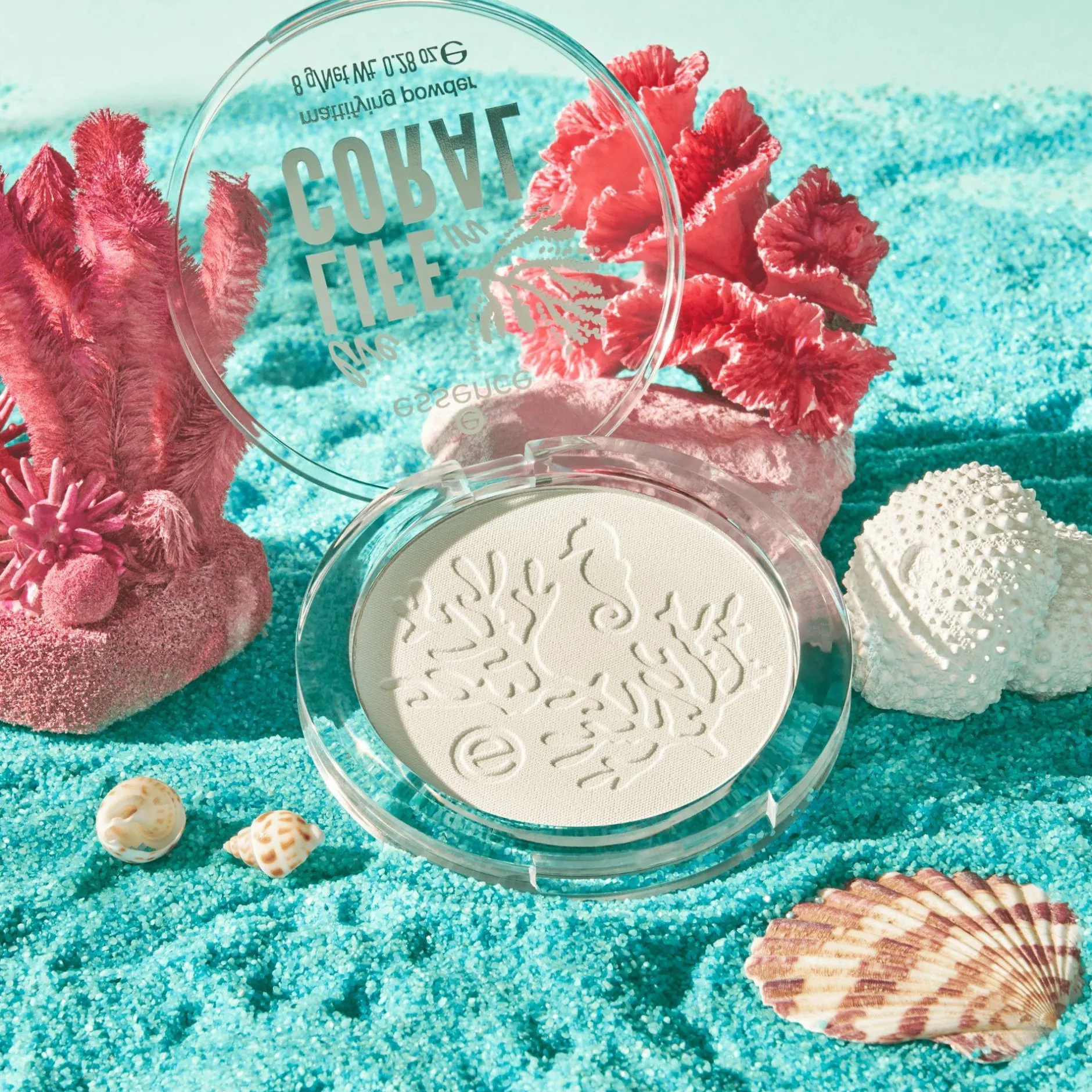 Poeder^essence live LIFE in CORAL matterend poeder