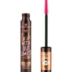 Mascara^essence LOVE IT A CHOCO' LOT! lash WITHOUT LIMITS BRUINE EXTREME LENGTHENING & VOLUME MASCARA