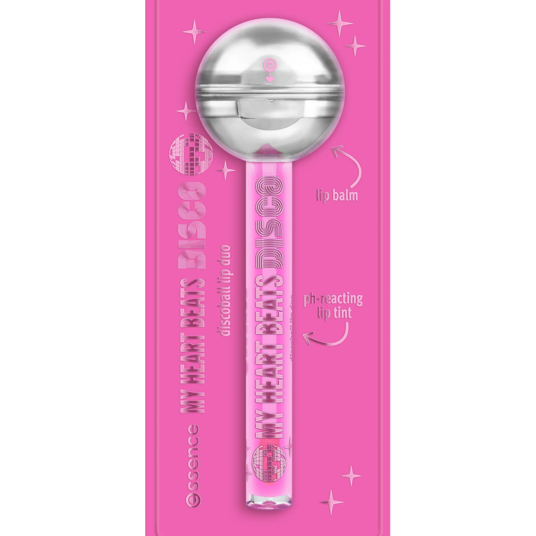 Lipgloss^essence MY HEART BEATS DISCO-discoball lipduo