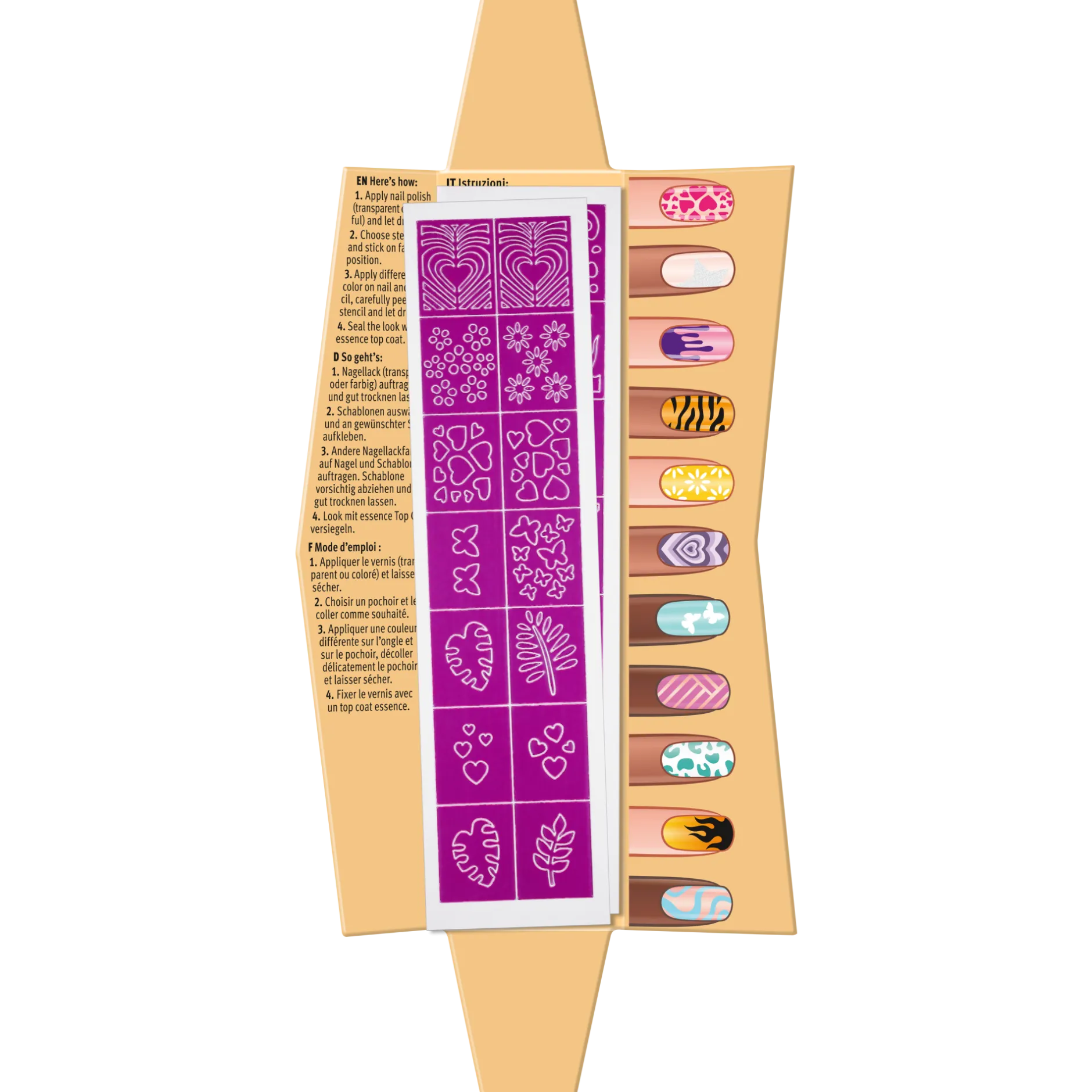 Nail Art^essence nagelkunst STENCILS