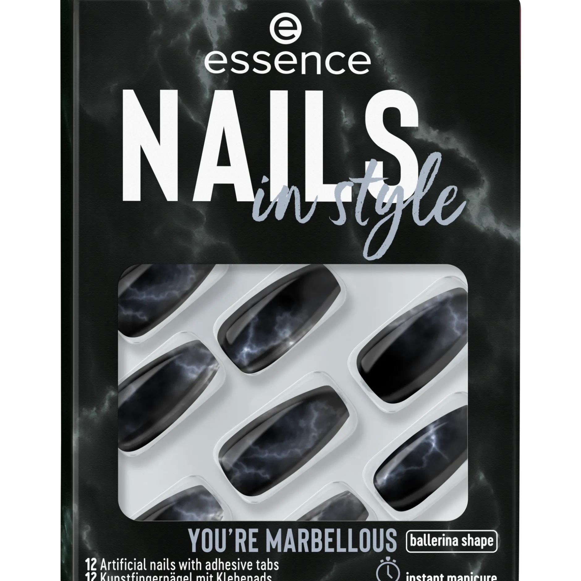 Nail Art^essence nagels in stijl 17 - YOU'RE MARBELLOUS