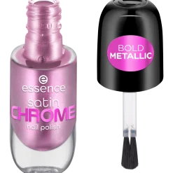 Nagellak^essence satin CHROME nagellak 02 - Artificial Pinktelligence