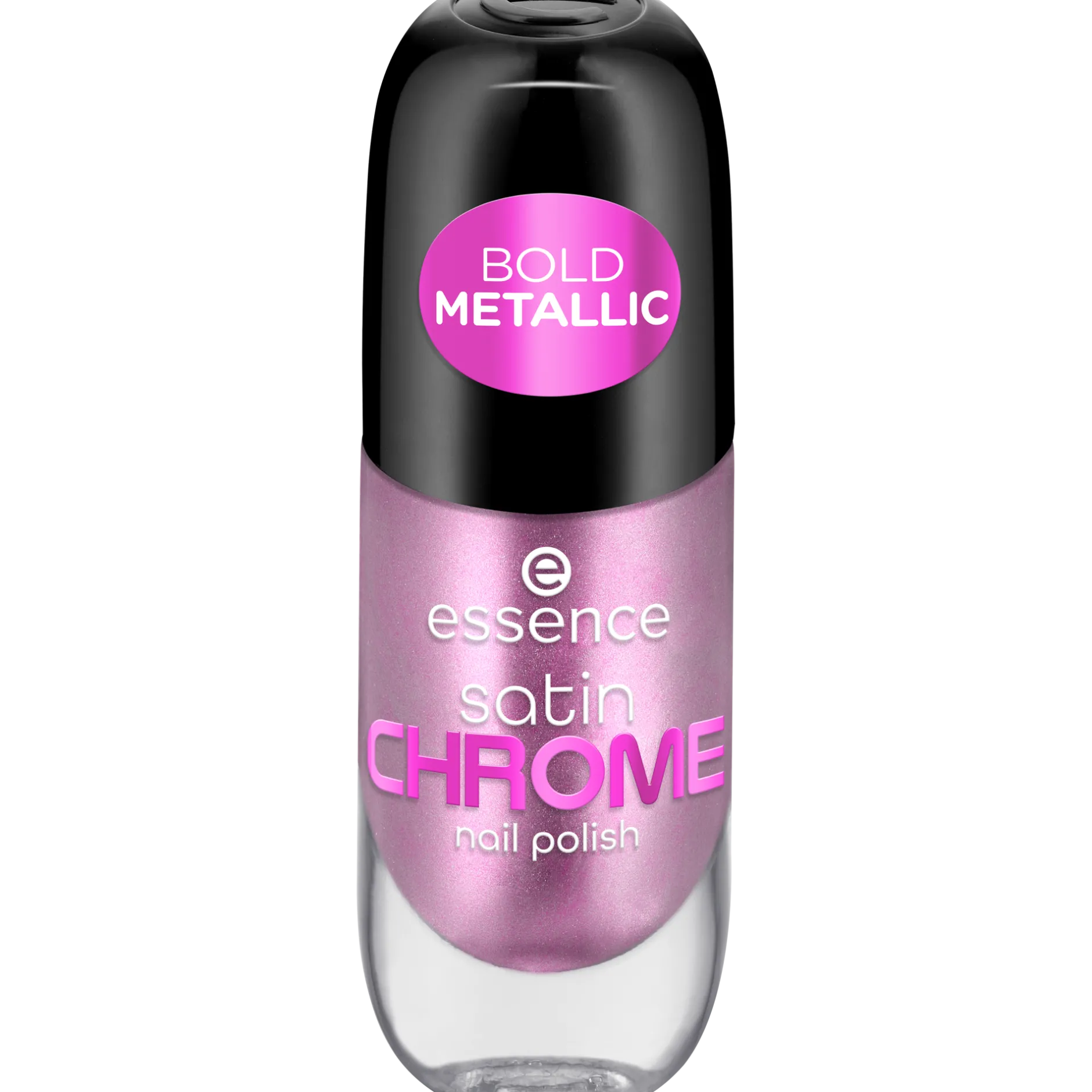 Nagellak^essence satin CHROME nagellak 02 - Artificial Pinktelligence