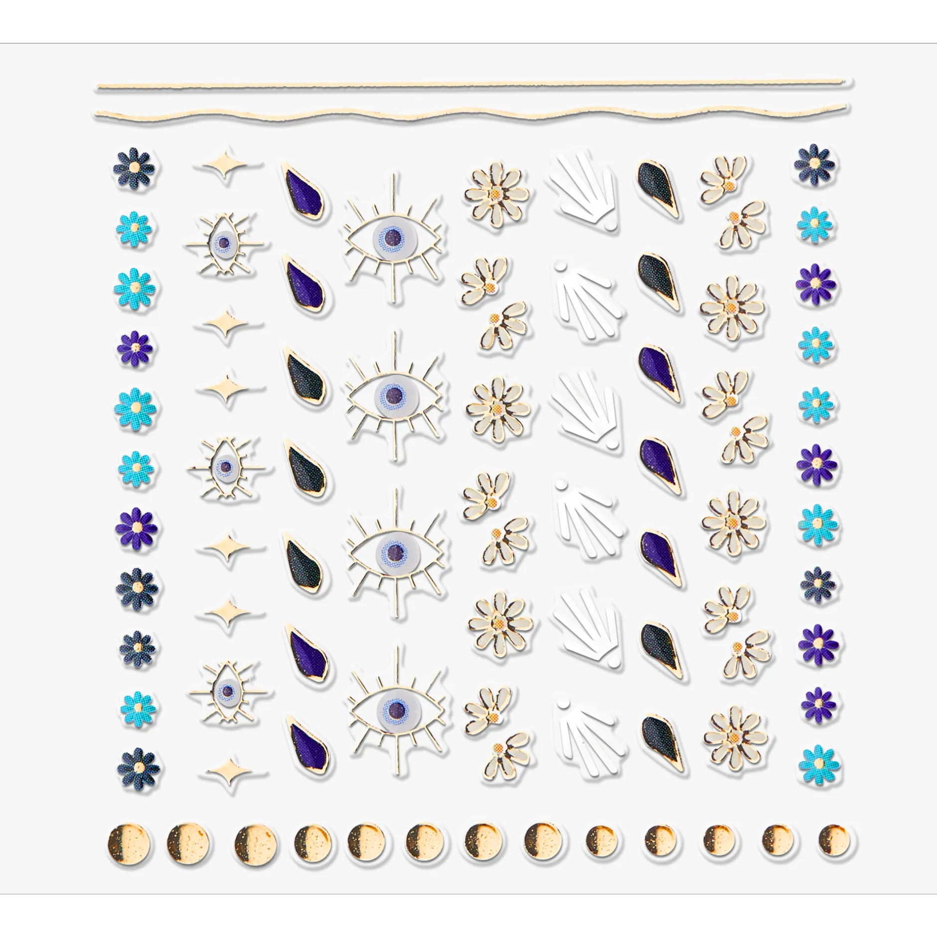 Nail Art^essence stay bold, it's GOLD nagelsticker -