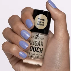 Top- En Basecoat^essence SUGAR TOUCH transformerende topcoat -