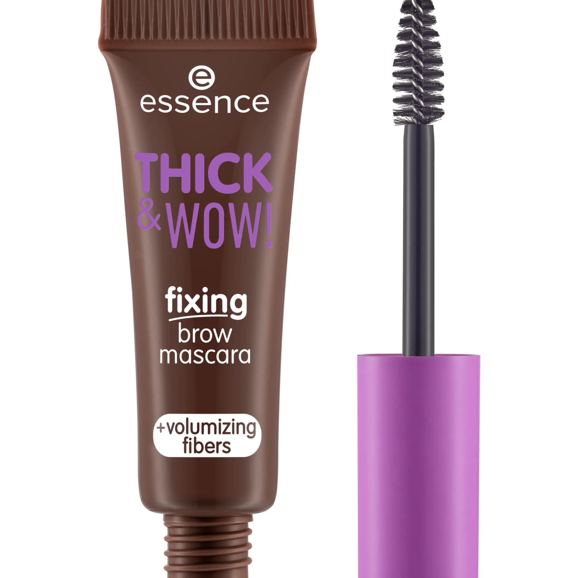 Wenkbrauwen^essence THICK & WOW! fixing brow mascara 03 - Brunette Brown