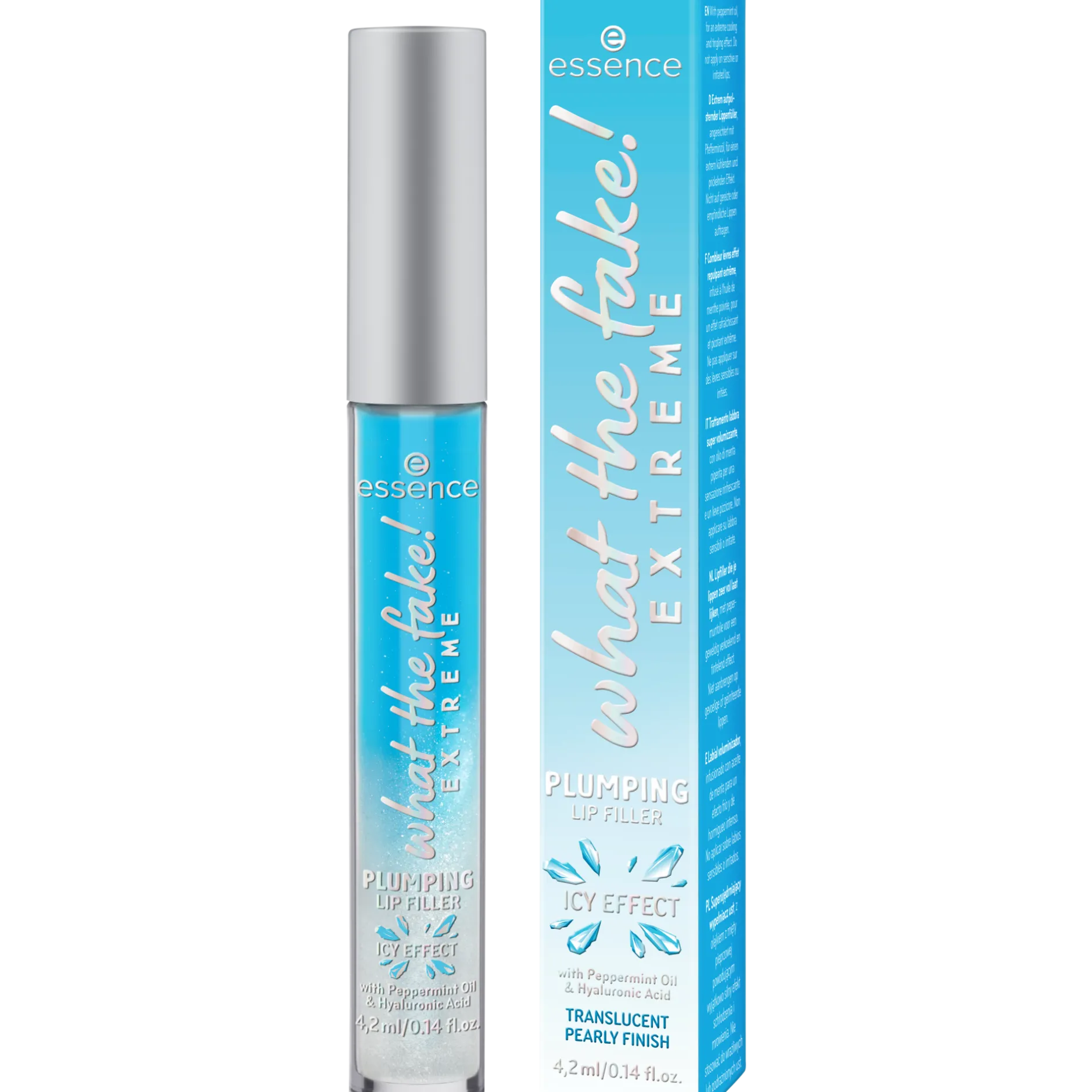 Lipgloss^essence what the fake! EXTREME PLUMPING LIP FILLER 02 - Ice Ice Baby!