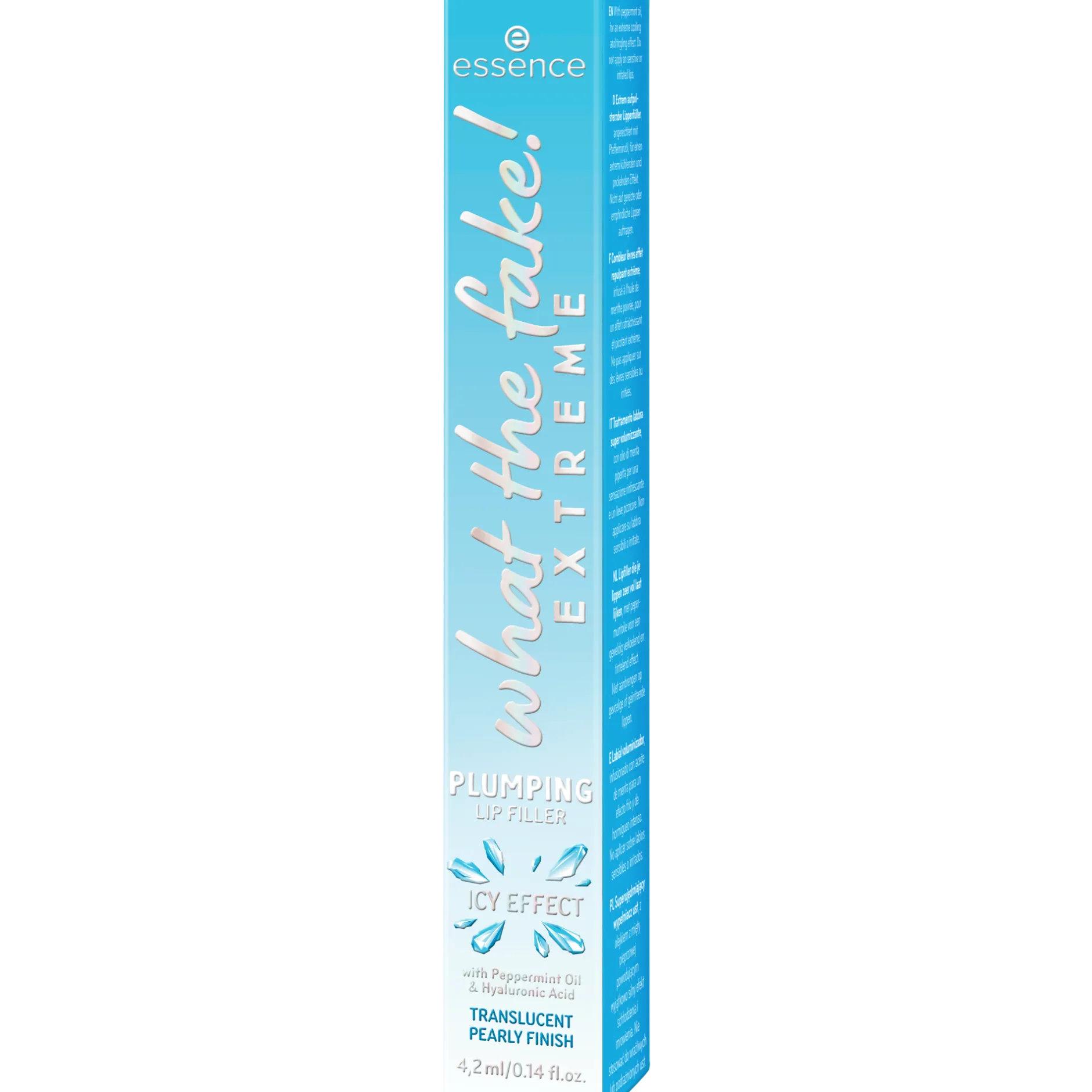 Lipgloss^essence what the fake! EXTREME PLUMPING LIP FILLER 02 - Ice Ice Baby!