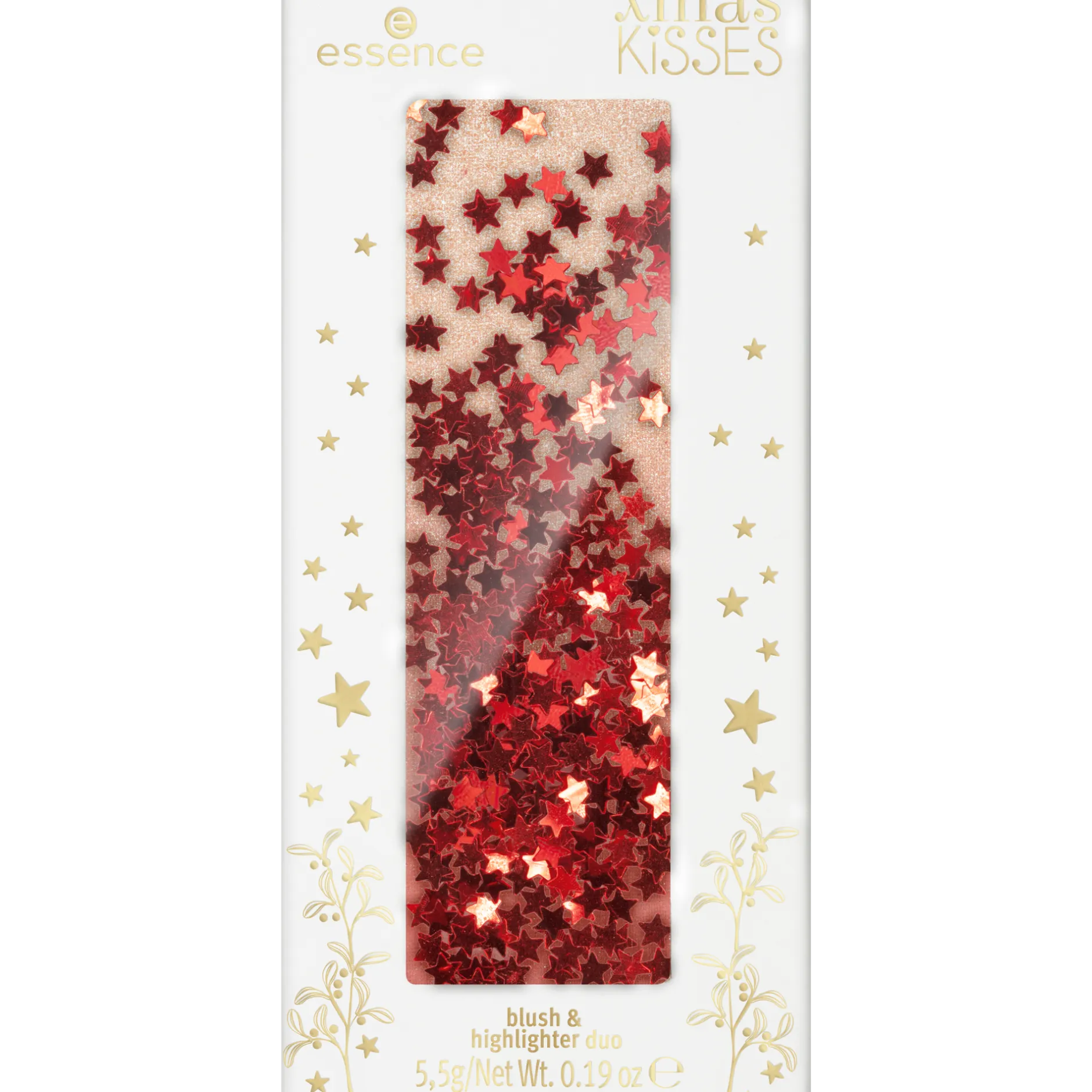 Blush^essence xmas KISSES blush & highlighter duo